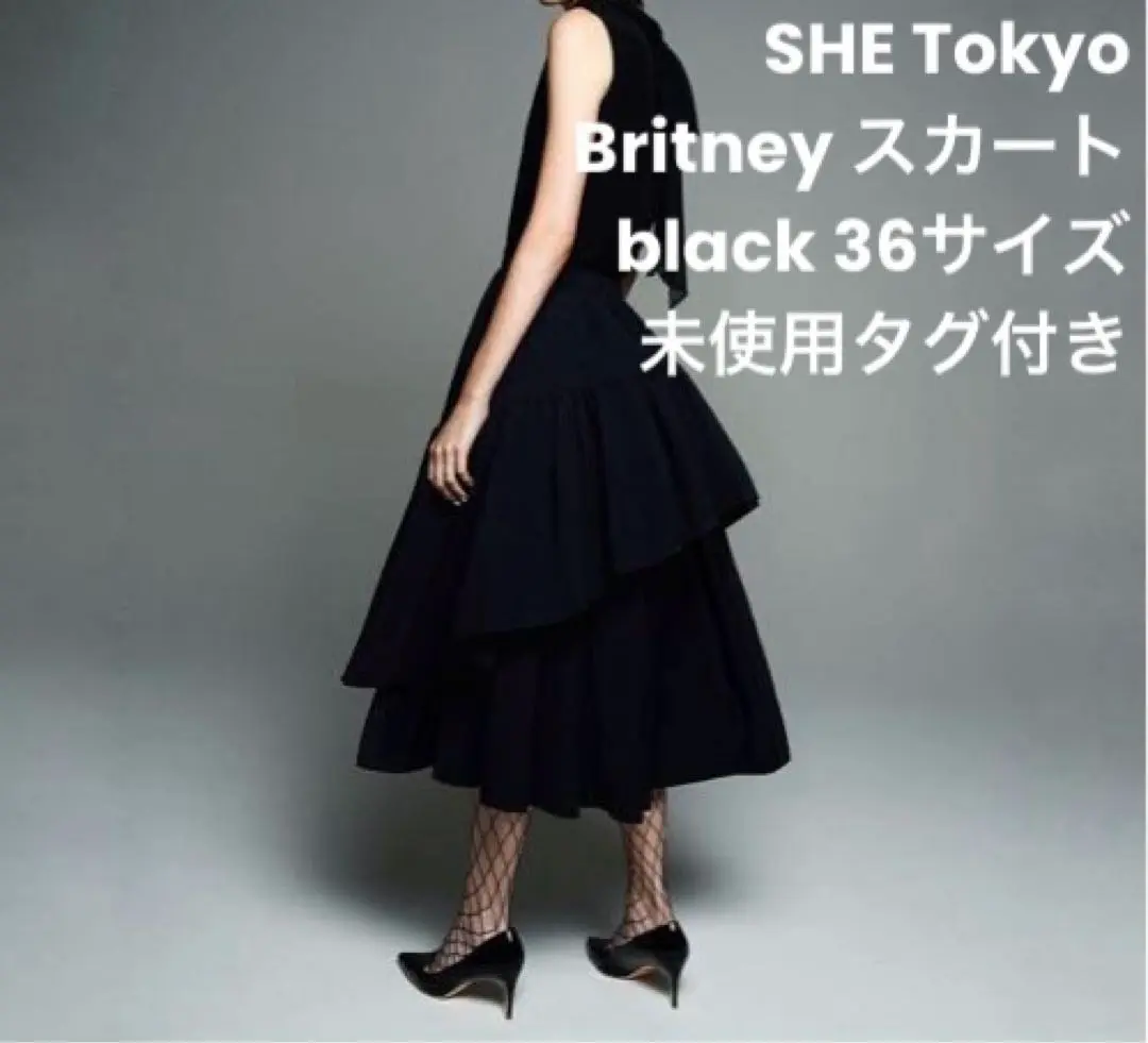 未使用品　タグ付き　SHE Tokyo Britney art 36-38サイズ 未使用品タグ付きSHE Tokyo Britney art 36-38サイズ