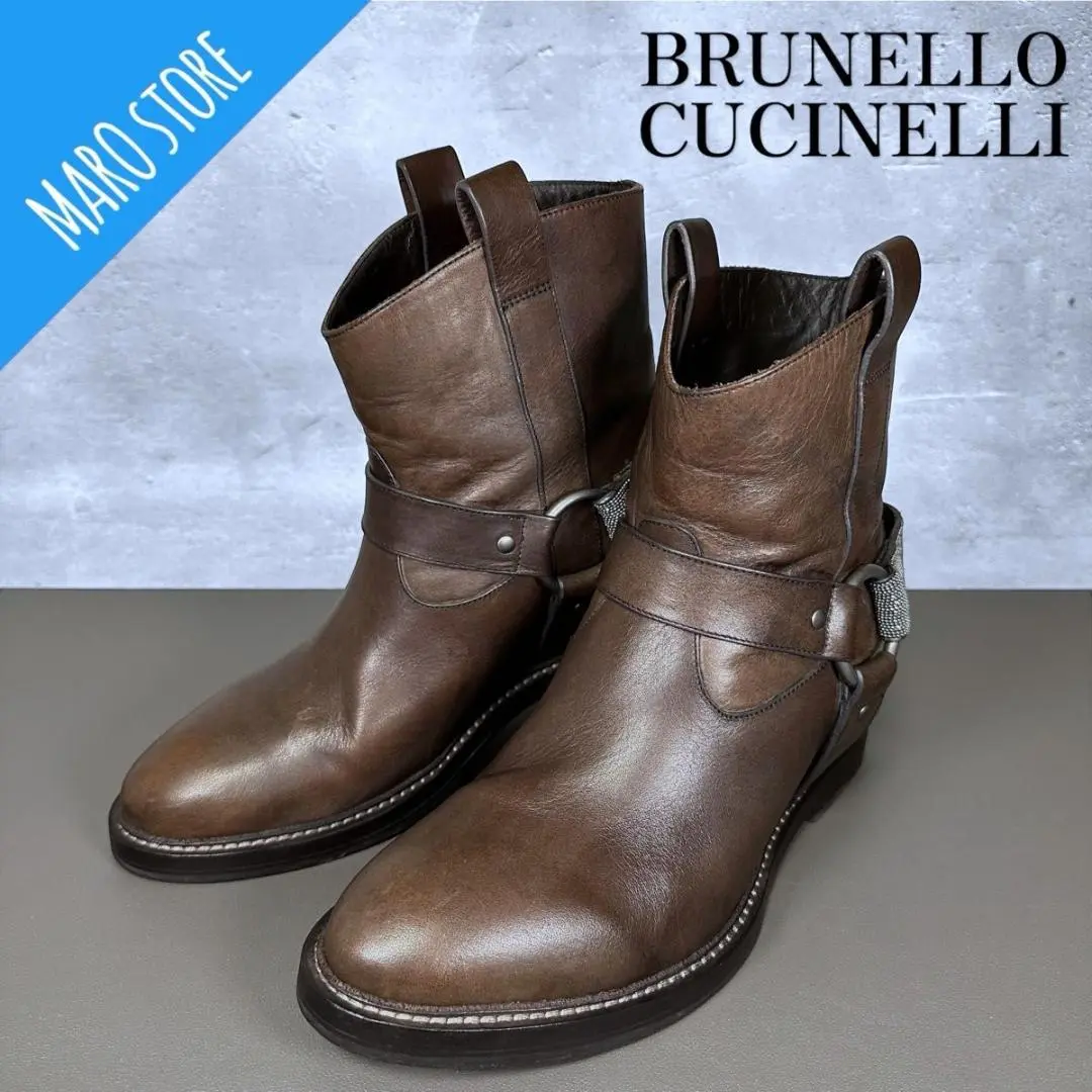 Brunello Cucinelli ブルネロクチネリ モニーレ ショートブーツ Brunello Cucinelli ブルネロクチネリ モニーレ ショートブーツ