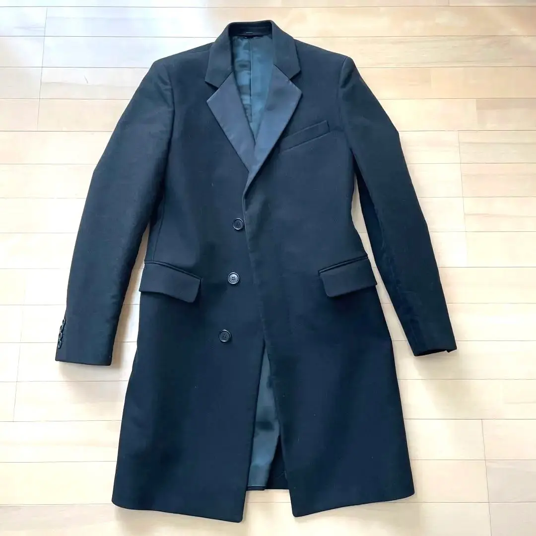 HELMUT LANG - 良品 HELMUT LANG チェスターコート シングル