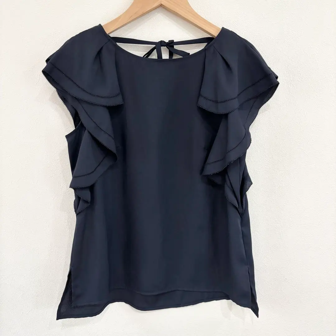 Thumbnail of Apuweiser-riche Blouse with Ruffled Cuffs, Short Sleeves, Size S