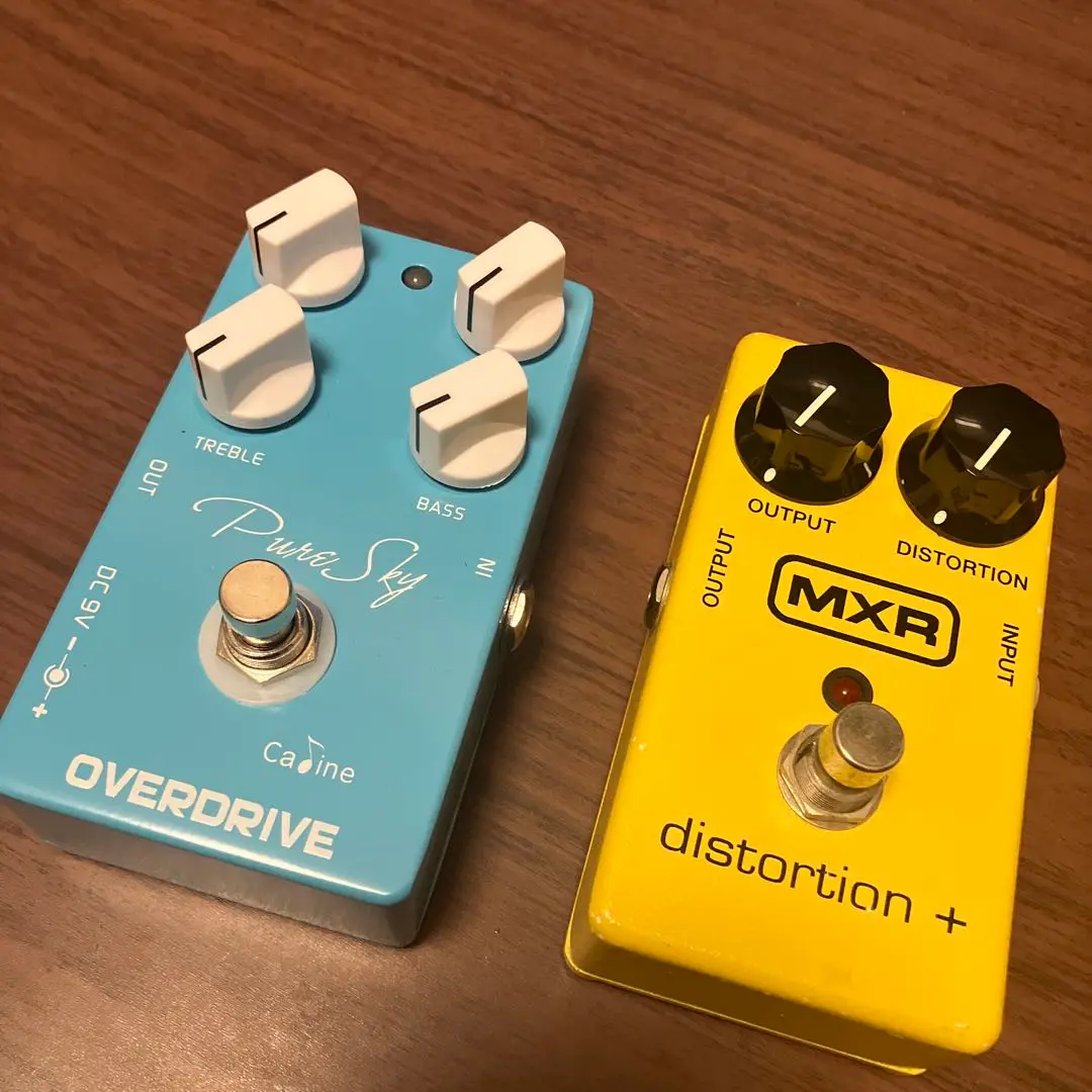 ギター Caline Pure Sky & MXR Distortion+ Caoline Pure Sky & MXR Distortion+