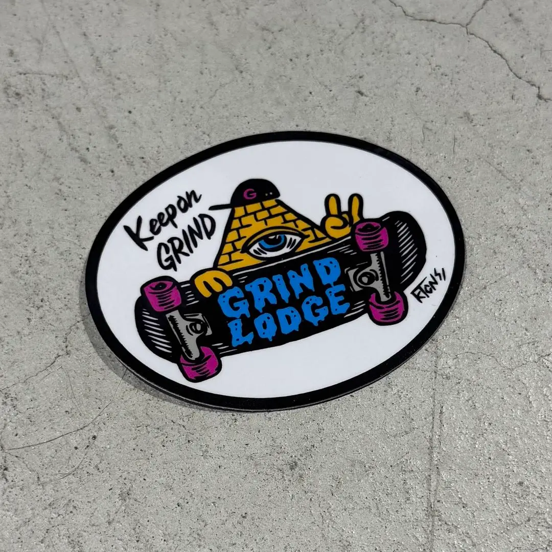 最終価格　GRIND LODGE fieldstyle 限定デッキ　生刷り 最終価格 GRIND LODGE fieldstyle 限定デッキ 生刷り
