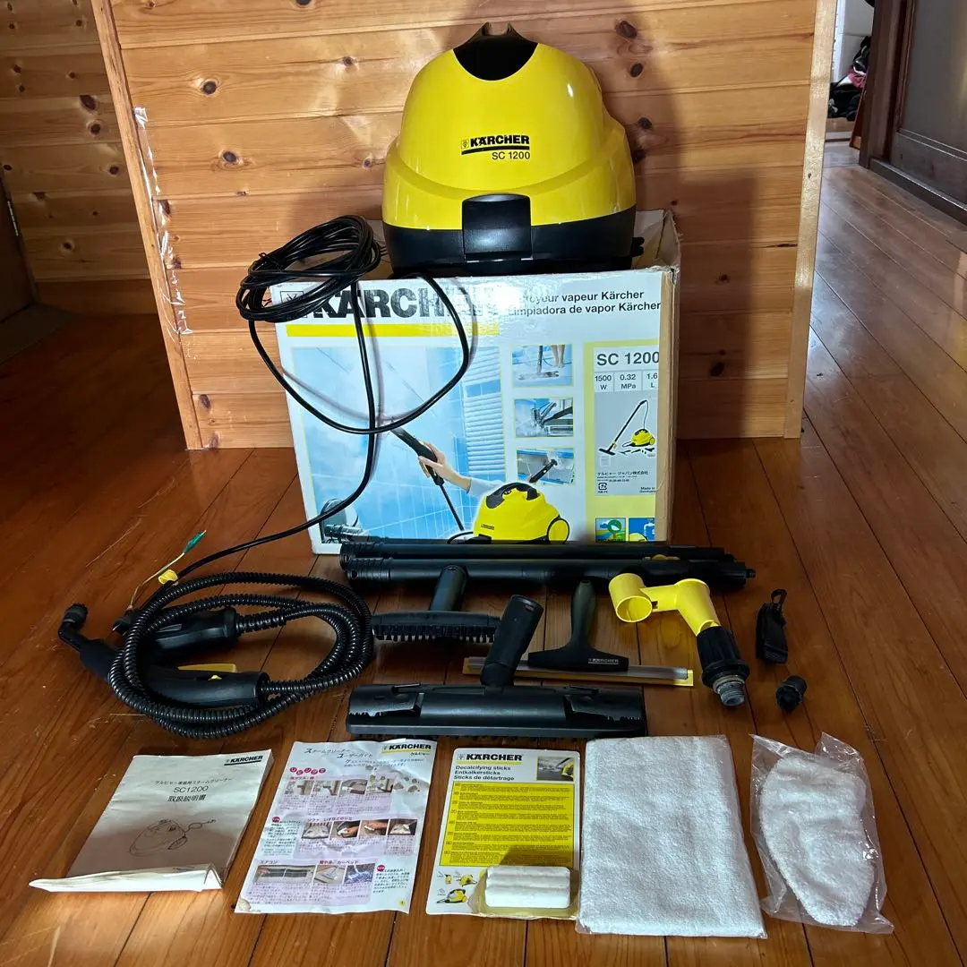 未使用品　ケルヒャー　スチームクリーナー　SC-1200 高機能モデル Yahoo!オークション -「karcher ケルヒャー スチームクリーナー