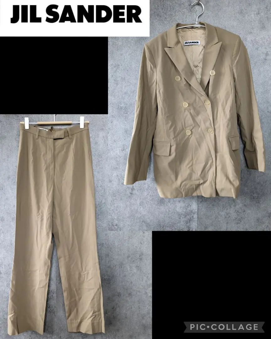 JIL SANDER 秋冬パンツスーツ　ダークブラウン 2025年最新】JIL SANDER レディース ビジネス パンツスーツ上下