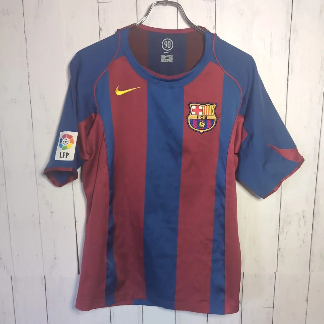 新品/タグ付き】04/05 FCバルセロナ♯10 ロナウジーニョ 【L