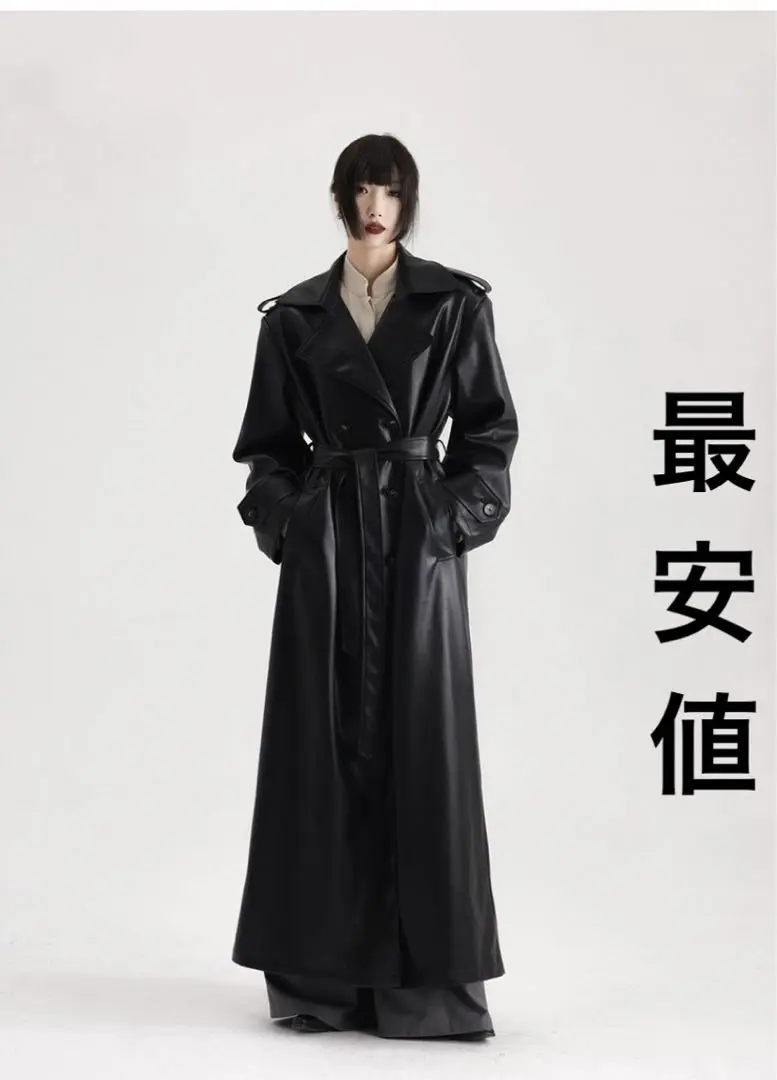 [最安値] APOZI collectionウールロングコート　XLサイズ 最安値] APOZI collectionウールロングコートXLサイズ