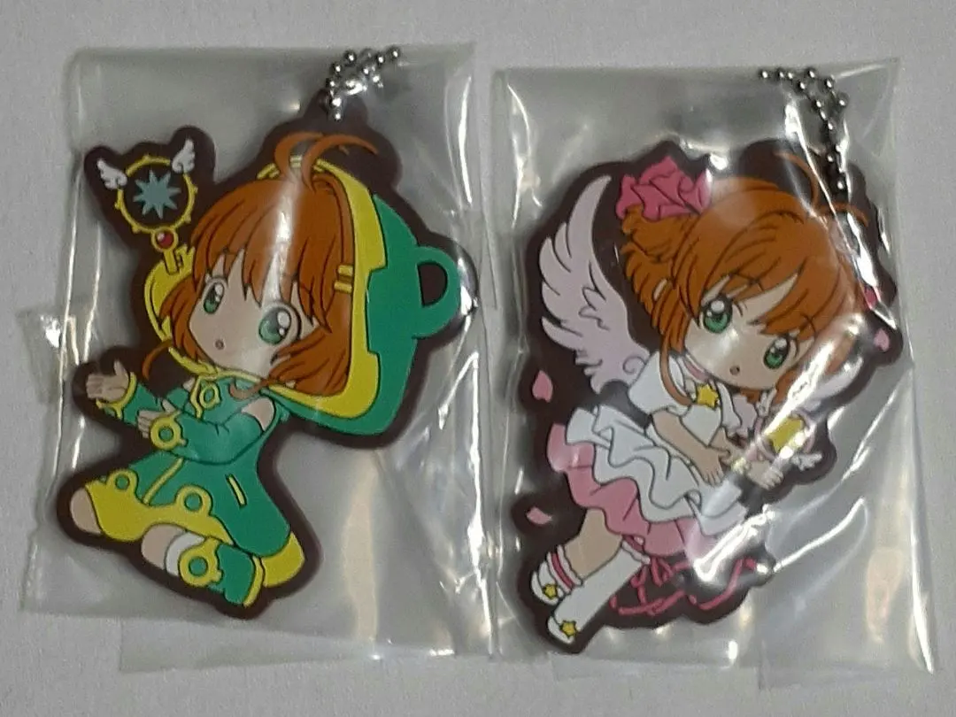 Thumbnail of Cardcaptor Sakura Rubber Keyholder, 2 pieces, Unopened, Gashapon, CLAMP