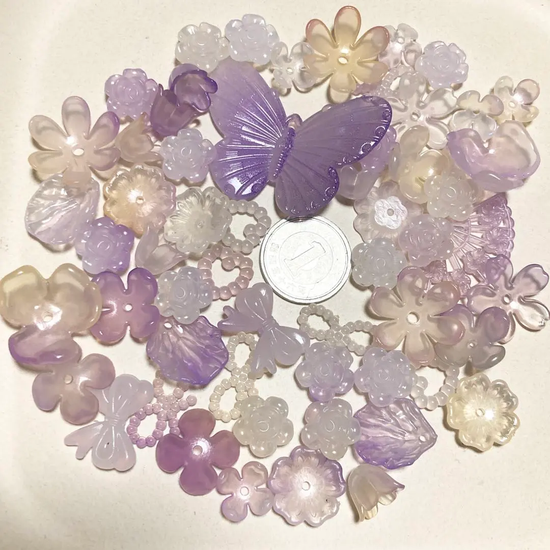 Thumbnail of Mixed Beads, Purple