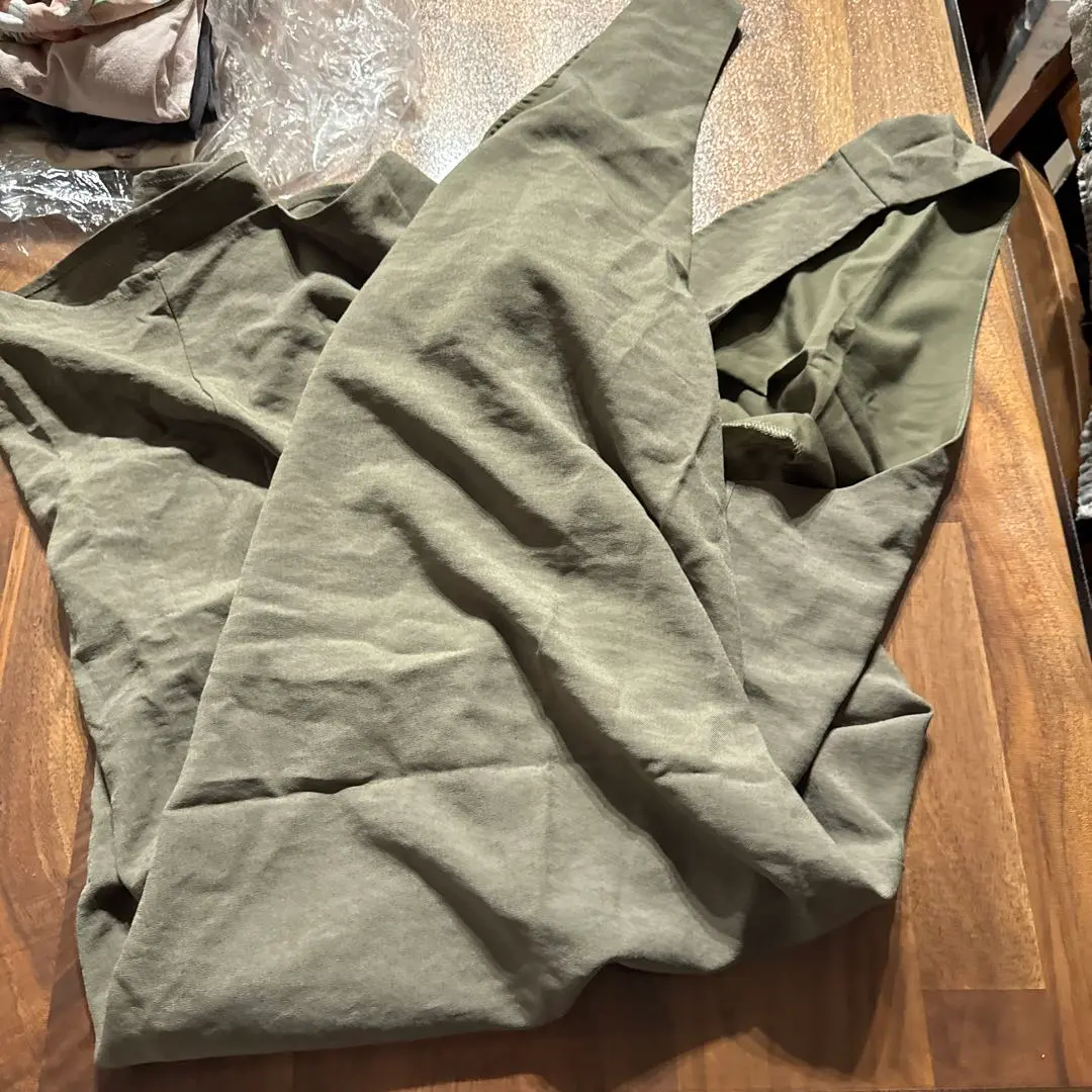 Thumbnail of New LL Shimamura REINA HOSHI Olive Cut and Sew Dress