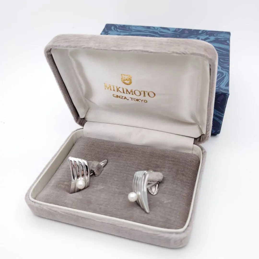 ミキモト カフス 銀製・本真珠【未使用】MIKIMOTO PF311-S 小物