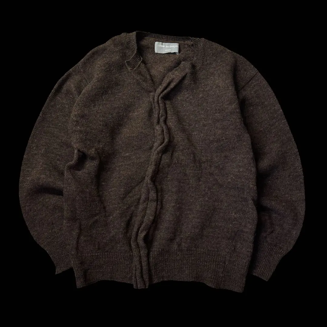 COMME des GARCONS HOMME 田中オム ヘンリーネックニット 2025年最新】COMME des GARCONS HOMME ネック：ヘンリーネック