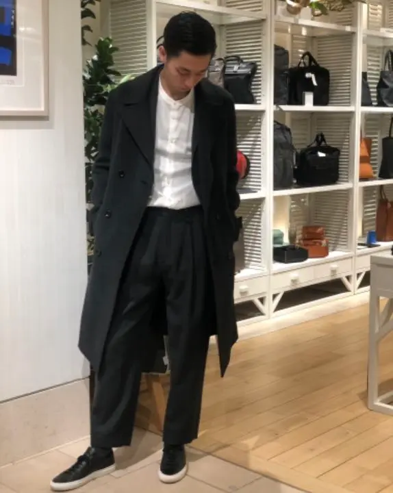 KNOTT MEN ノット カシミヤ混ダブルチェスターコート TML購入 美品 STUDIOUS チェスターコート コート THE Cashmere wool ダブル