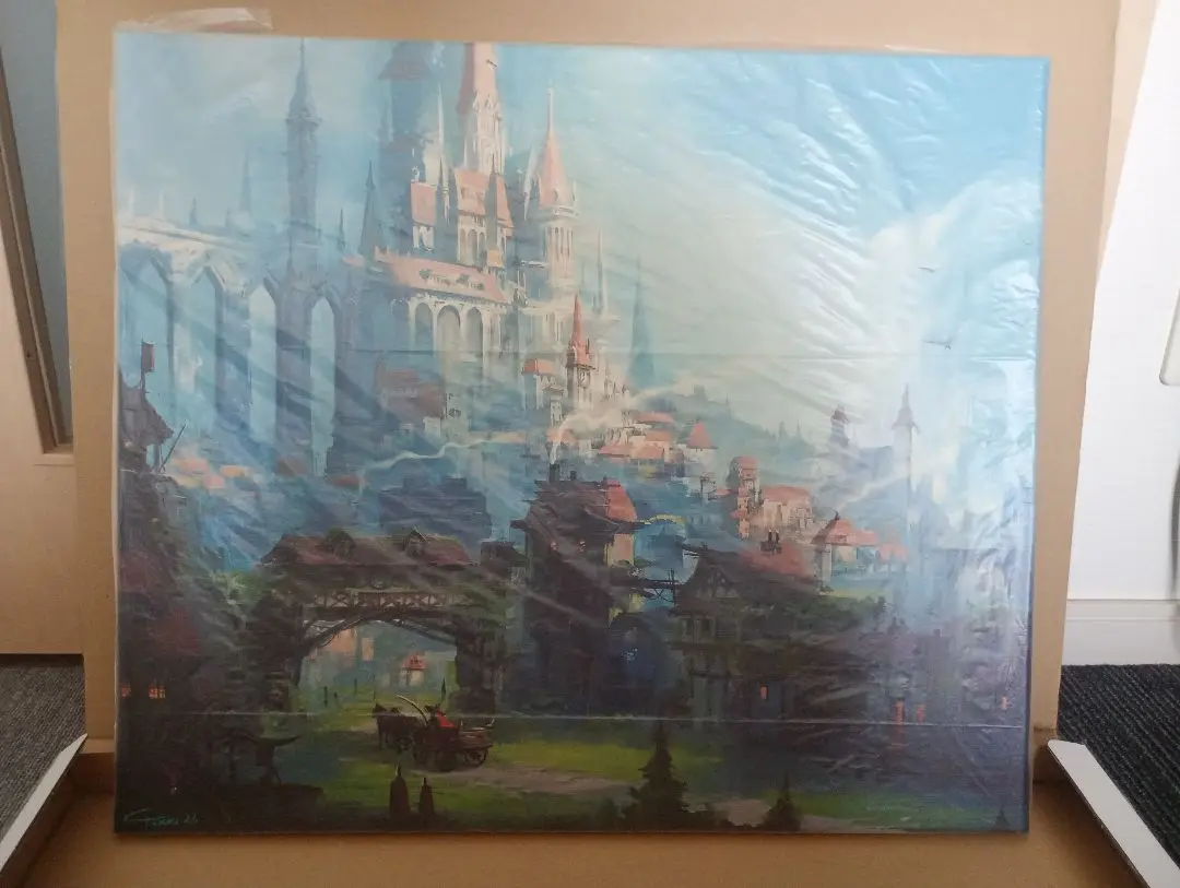 MTG　始まりの町　キャンバスアート 289)《始まりの町/Starting Town》[FIN] 土地R | 日本最大級 MTG