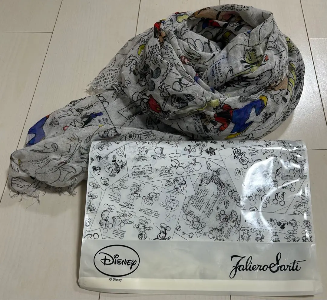 ファリエロ サルティ　Faliero Sarti　ストール　ディズニー 数量は多 ディズニー×ファリエロサルティ Sarti）通販