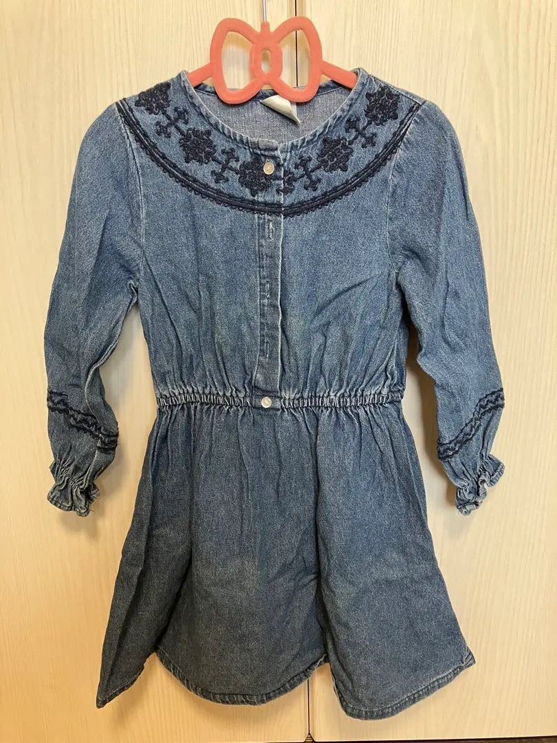 Thumbnail of Denim shirt dress, size 110