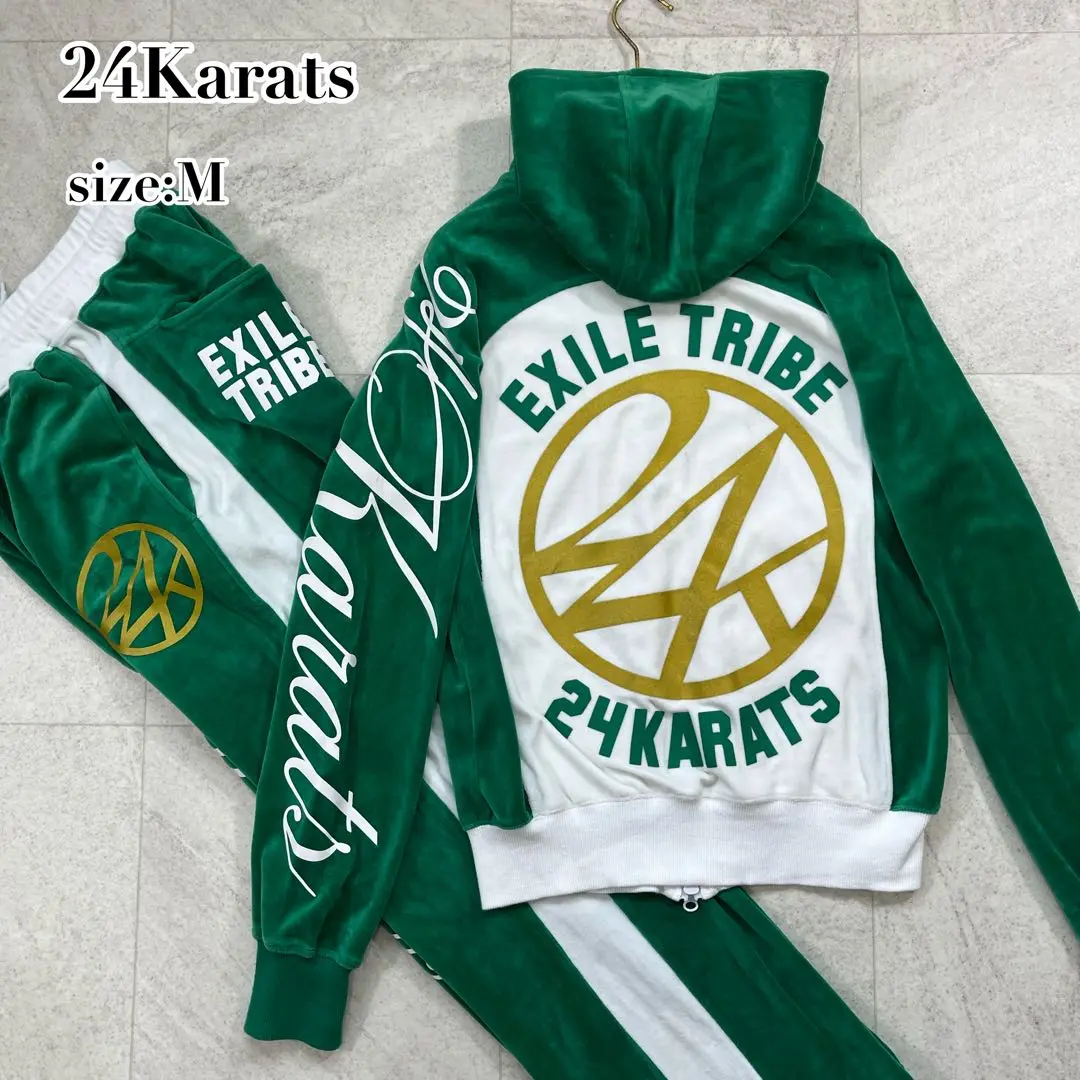 24karats グリーン ジャージ S/M 24karats グリーン ジャージ S/M