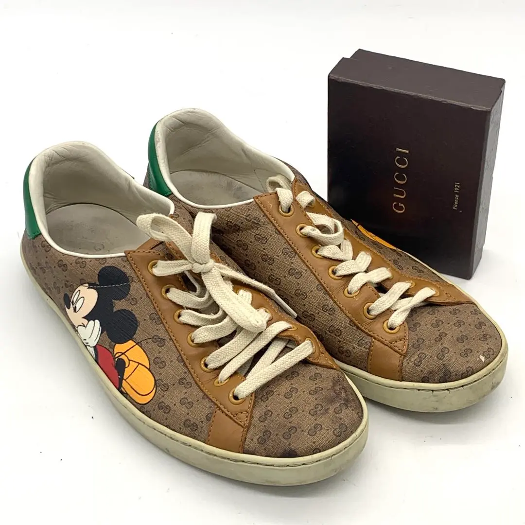 2025年最新】gucci ミッキー スニーカーの人気アイテム - メルカリ