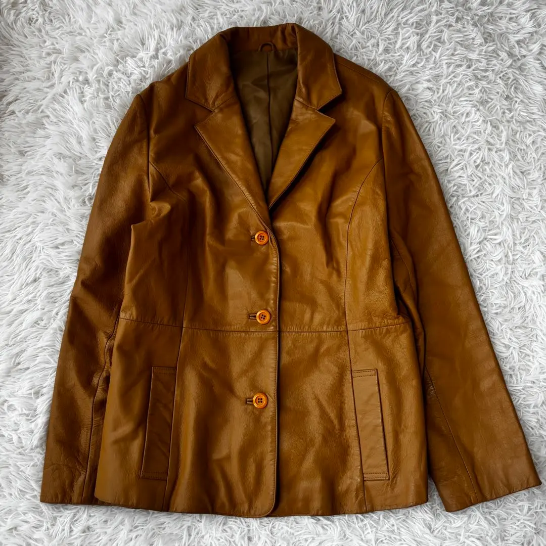 Feel and Ease 真皮夾克 牛皮 L（A322） 的縮圖