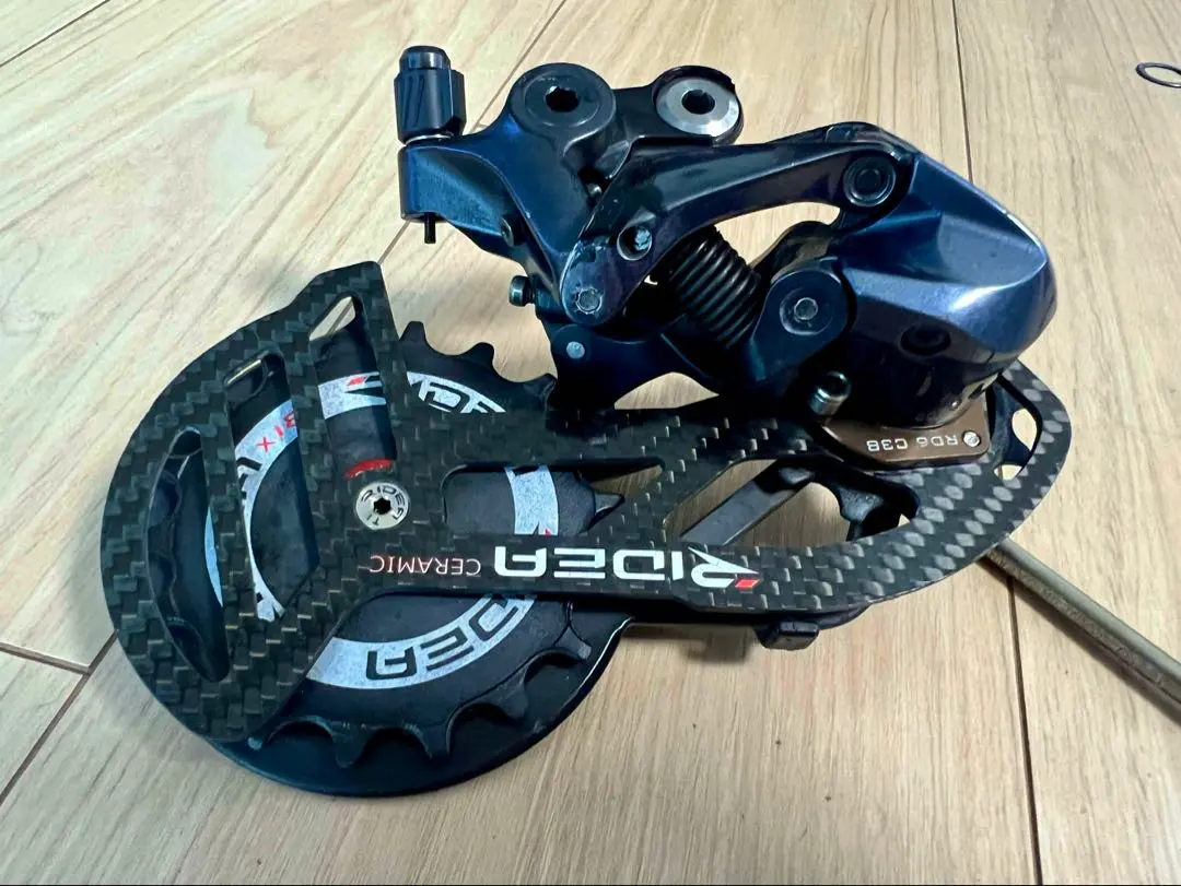 最終値下げRIDEA RD6C38 ビッグプーリー 定価3万以上 RIDEAカーボン リアディレーラーケージ C38 RD6 ＜ サイクル