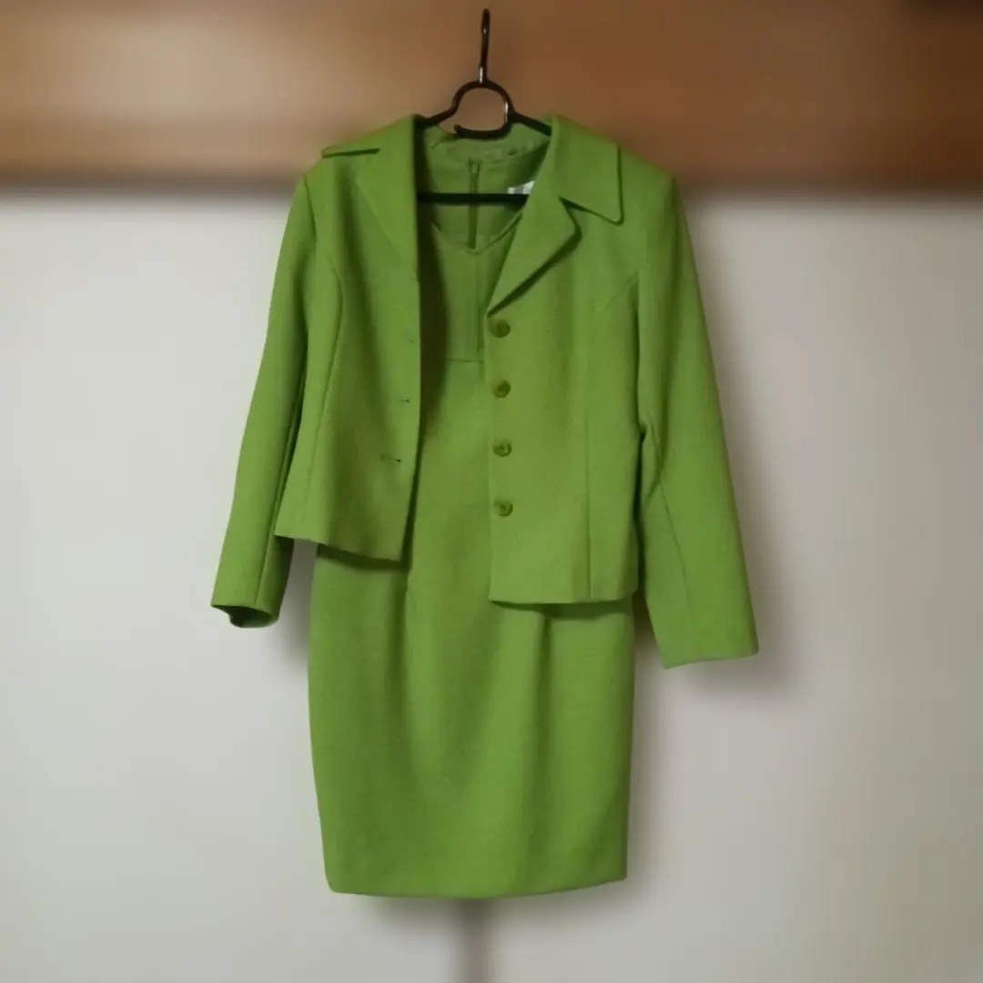 Thumbnail of Green skirt set