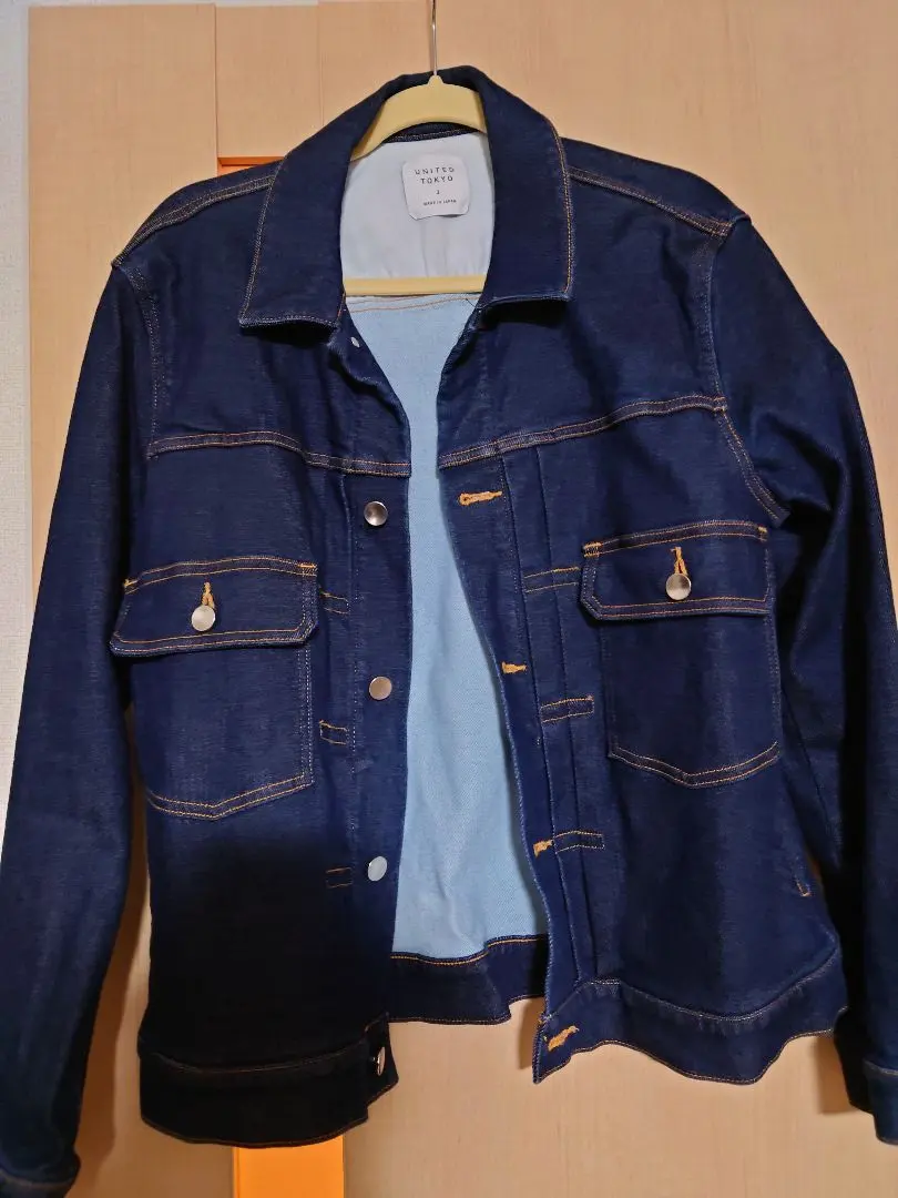 UNITED TOKYO◆Gジャン/3/コットン/IDG/無地/131250002// アウトラストデニムGジャン(1 BLACK): : メンズ｜UNITED TOKYO ONLINE