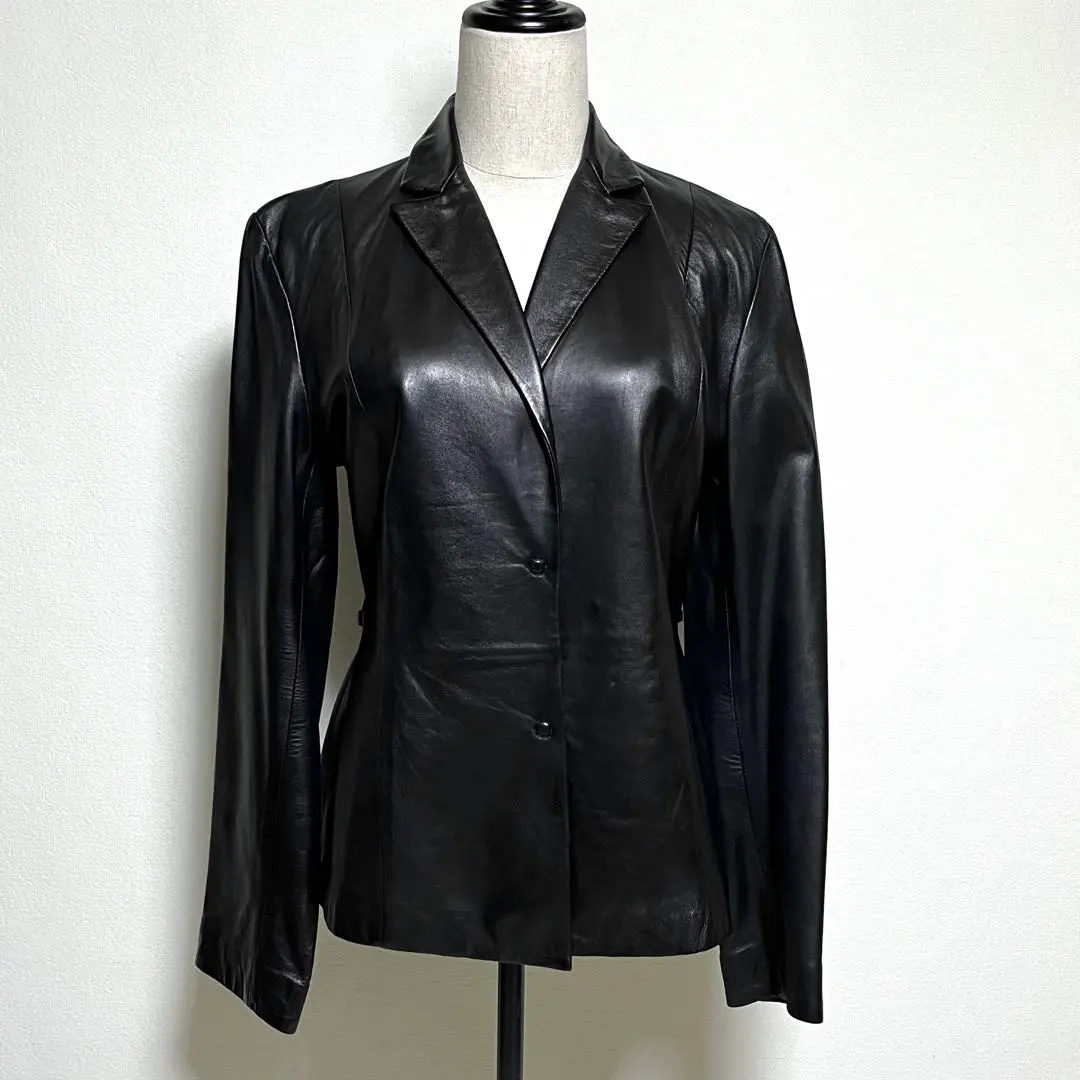 Thumbnail of Vintage Banana Republic Leather Jacket, Genuine Leather, Black