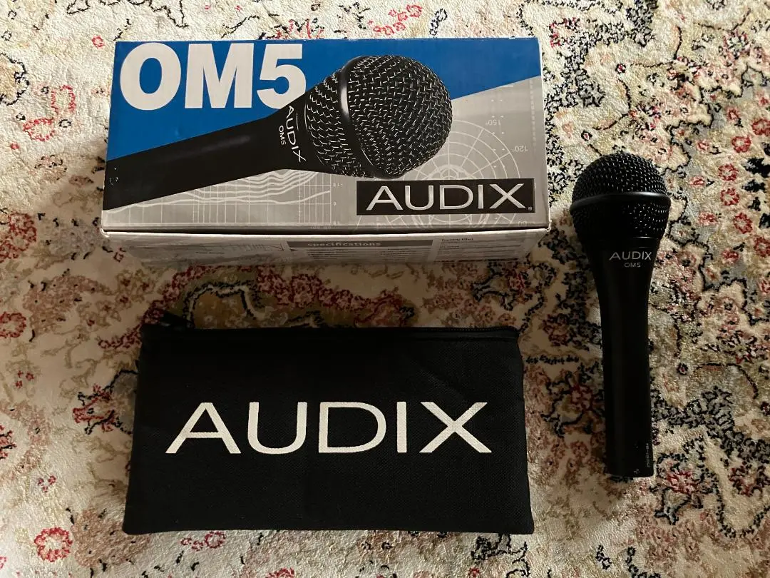 AUDIX OM5 ダイナミックマイク AUDIXのボーカル用ダイナミックマイクOM5をご紹介いたします！