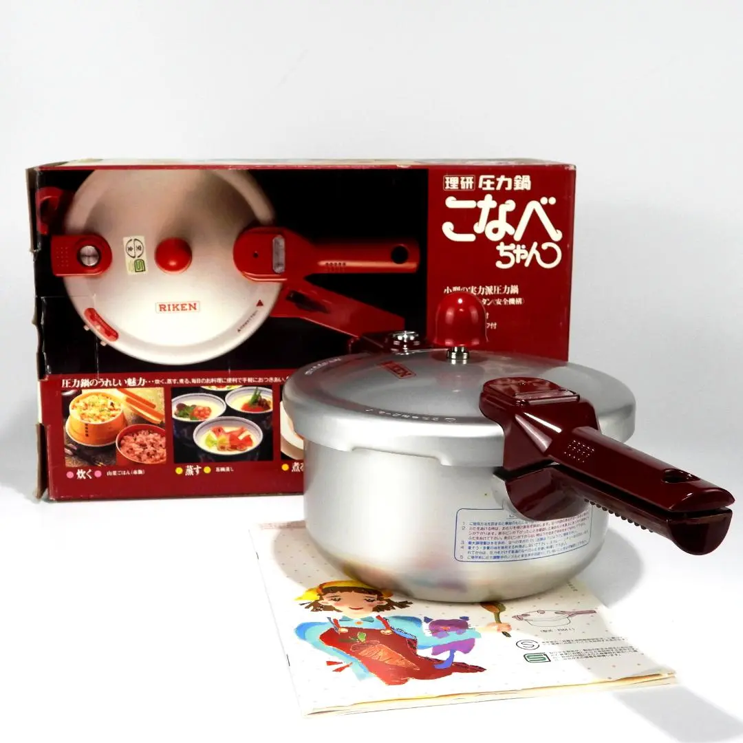 未使用 長期保管品 理研 圧力鍋 6㍑ RIKEN リケン 一升炊 R-60