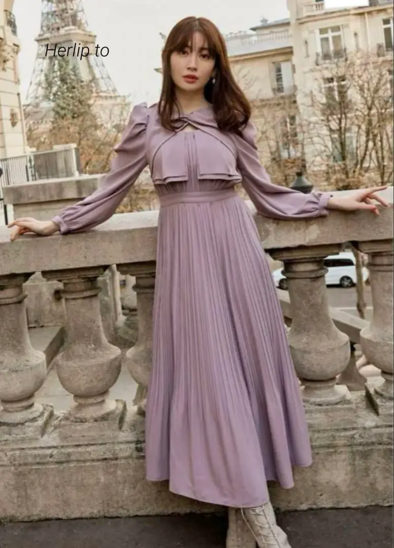 ワンピース herlipto La Rochelle Pleated Dress 2025年最新】la rochelle pleated dressの人気アイテム - メルカリ