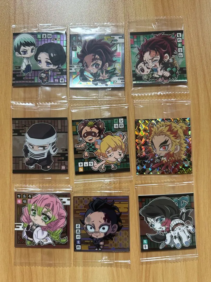 Thumbnail of Kimetsu no Yaiba Stickers and Cards - Lot of 55