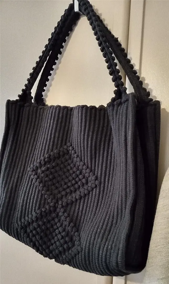 ✨極美品✨アントネッロテッデ　ショルダーバッグ　編み込み　イタリア製　ブラック ✨極美品✨アントネッロテッデ ショルダーバッグ 編み込み