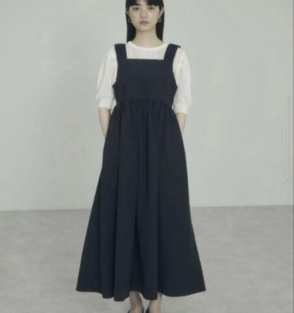 armonia 肩帶抓褶無袖洋裝 armonia 的縮圖