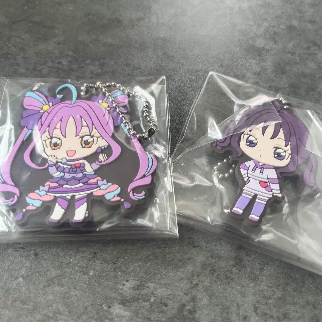 Thumbnail of Cure Kyun Kyun Kokoro Shigure Rubber Strap Set