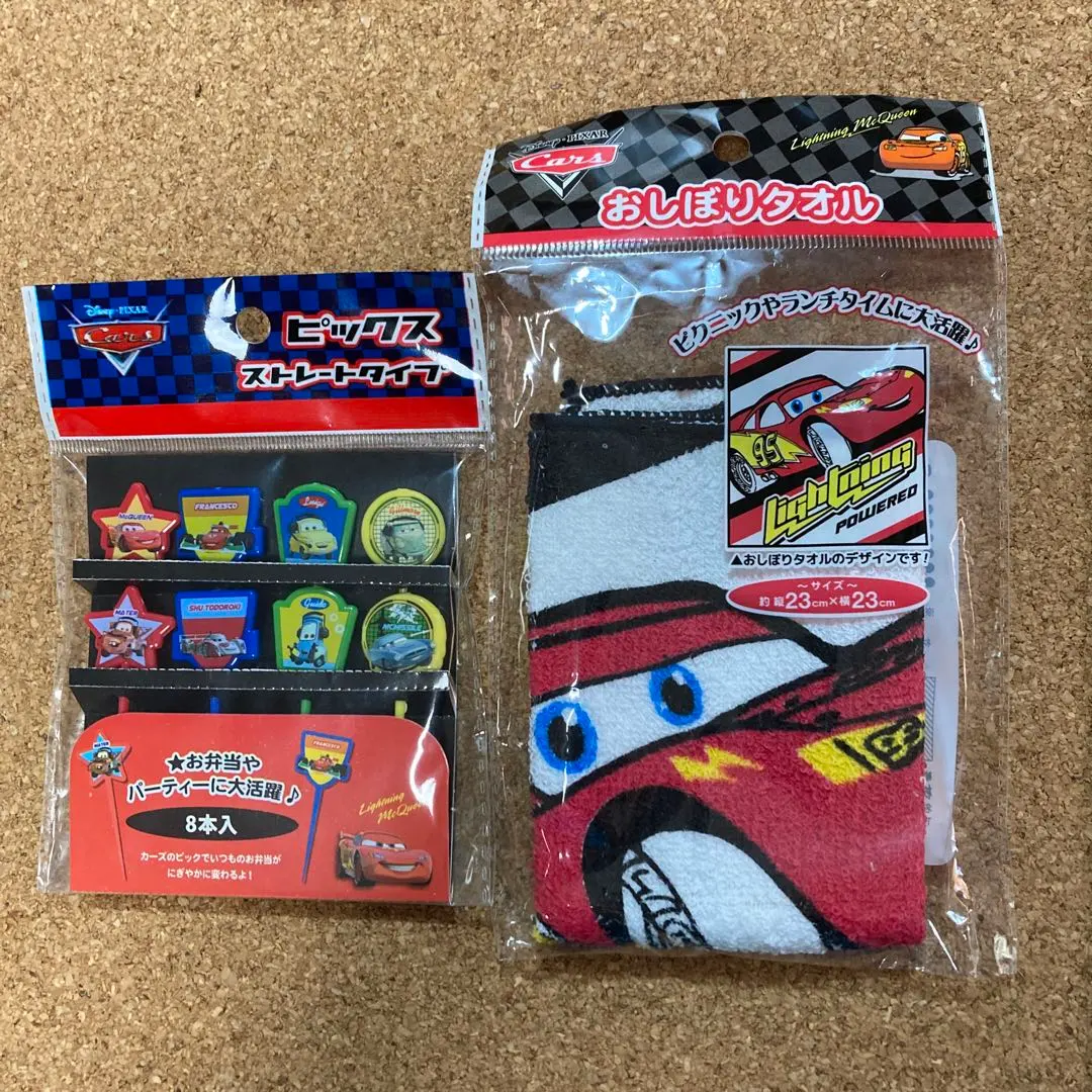 Thumbnail of Disney Cars Bento Picks Lunch Picks 69 with Wet Towel