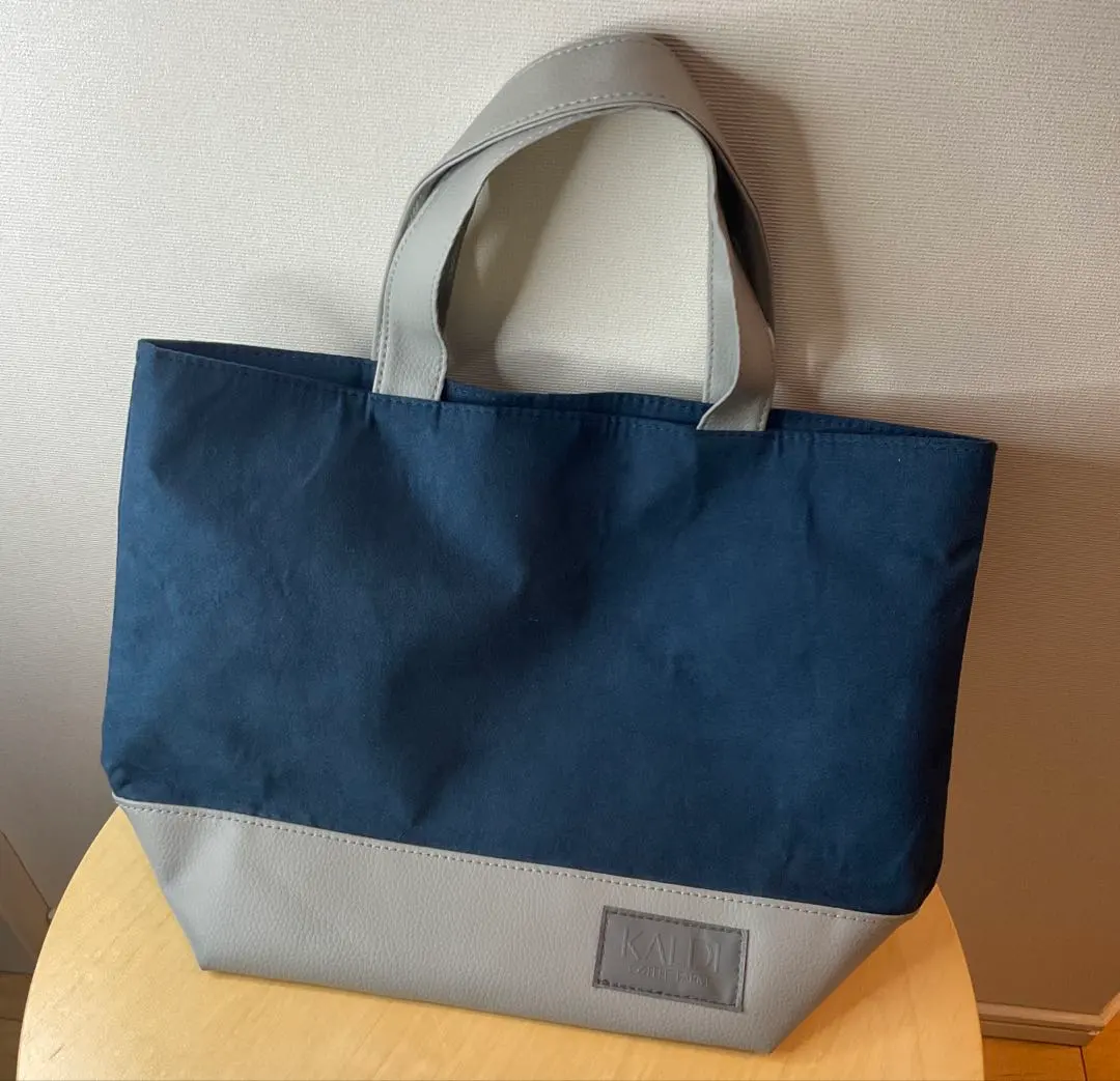Thumbnail of Kaldi Navy Gray Tote Bag
