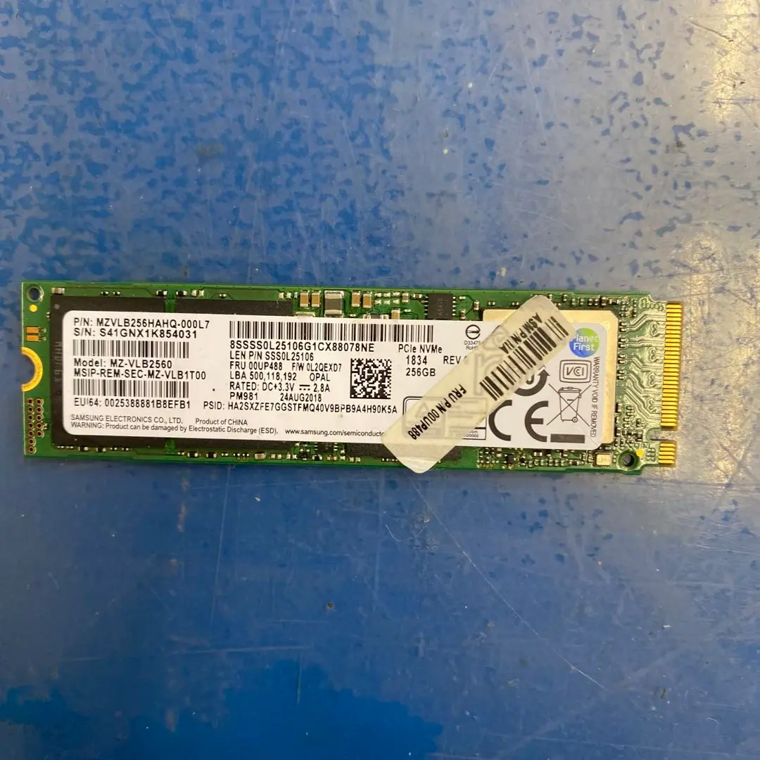 内蔵型SSD SSD 2TB - PM981a NVMe SAMSUNG 2048G8 Samsung PM981A SSD M.2 256GB 512GB 1TB 2TB nvme pcie 3.0x3