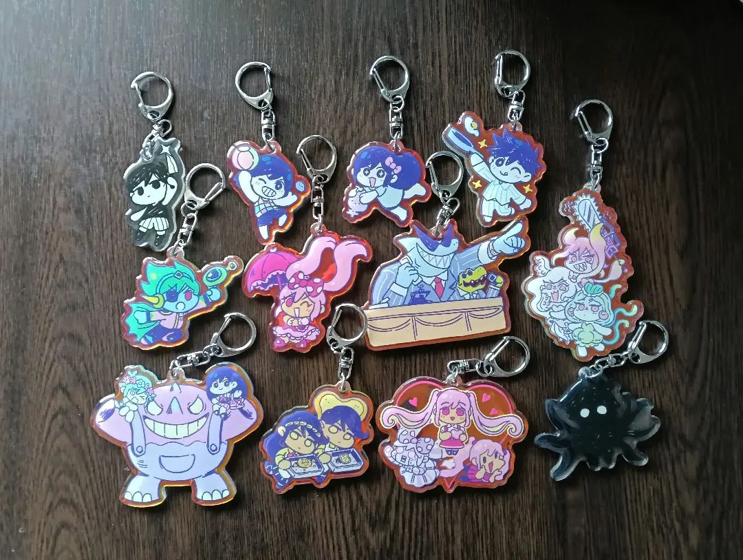 OMORI アクリルキーホルダー（オモリ　バジル　マリ　オーブリー　ヒロ　ケル） 2025年最新】omori バジル キーホルダーの人気アイテム - メルカリ