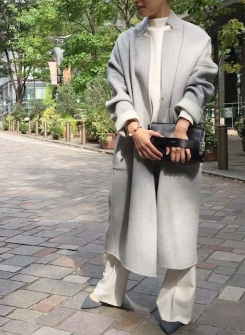 ドゥーズィエムクラス ハミルトンウール リバー コート