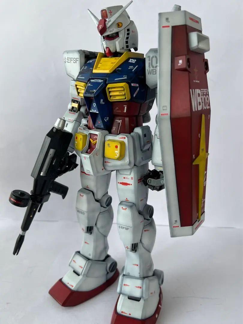 1/60旧バージョンPGガンダムRX78-2 。#塗装完成品。#ジャンク品。 プレミアム完成品】バンダイ PG UNLEASHED 1/60 RX-78-2