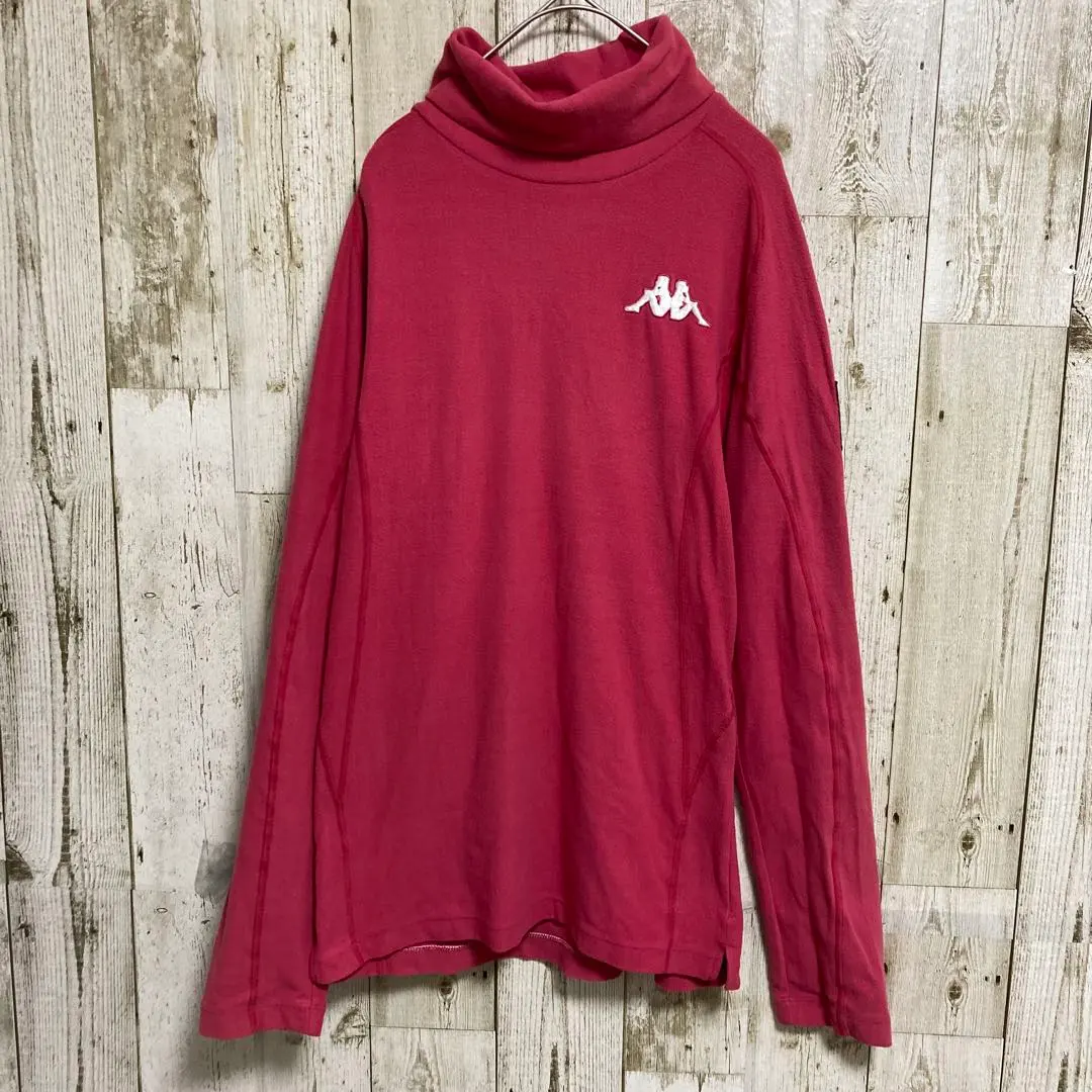 Thumbnail of Kappa Fleece Turtleneck Red Golf Italy Size M