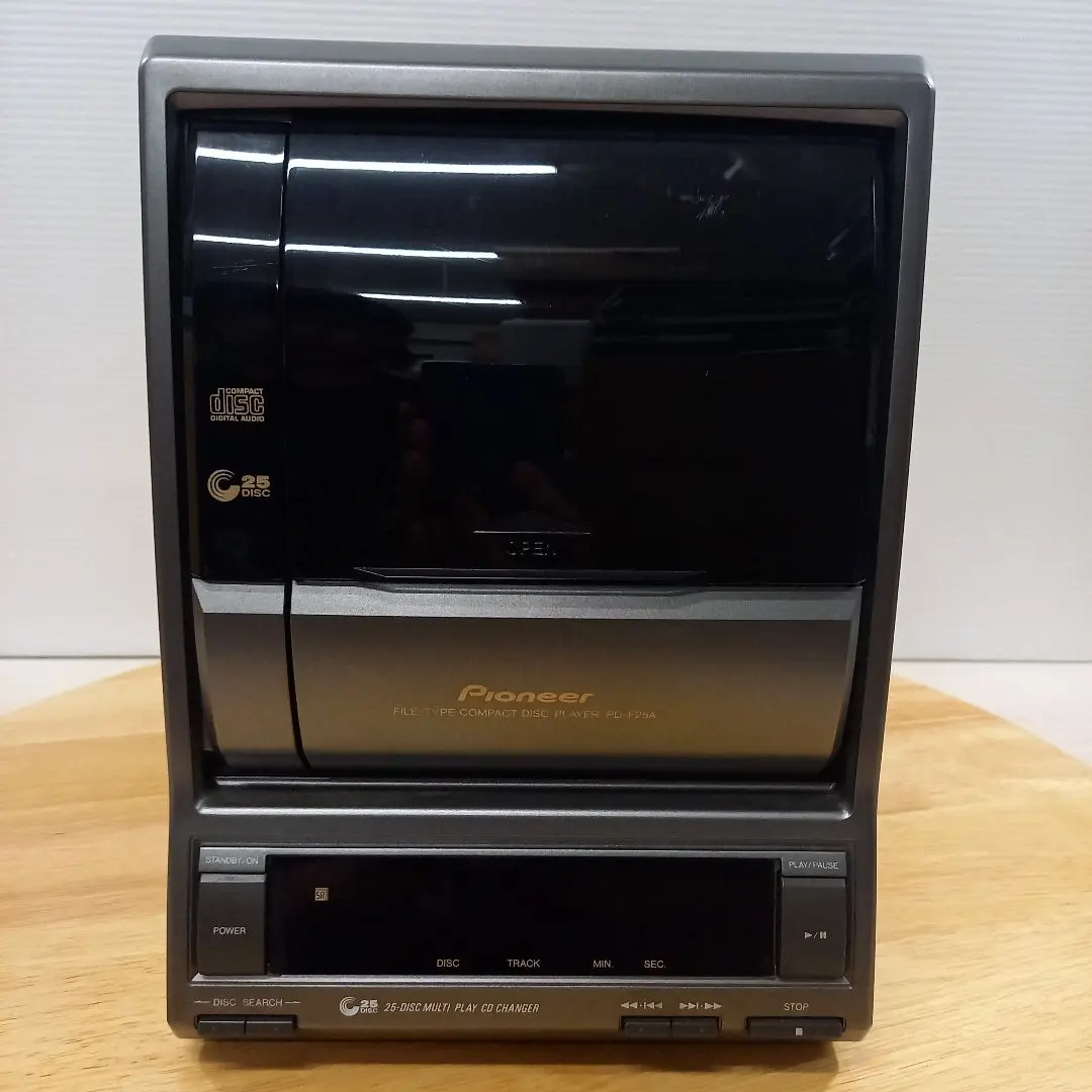 Pioneer CDプレーヤー25枚連奏 PD-F25A リモコン、CDラック付 Pioneer CDプレーヤー25枚連奏 PD-F25A リモコン、CDラック付