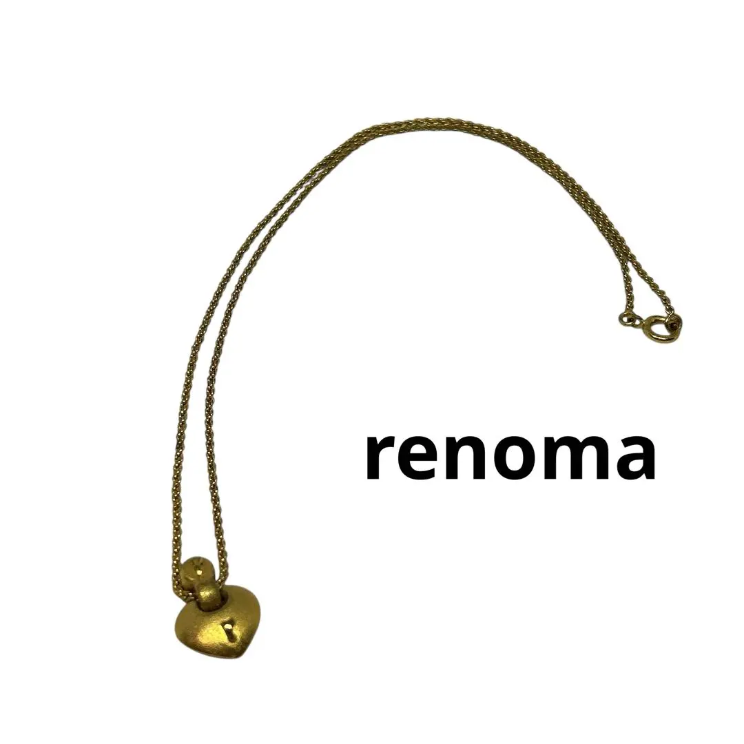 renoma paris レザーネックレス renoma paris レザーネックレス