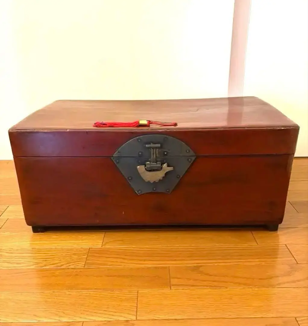 GMHK561○中国美術 バンダジ 李朝家具 アンティーク ボックス