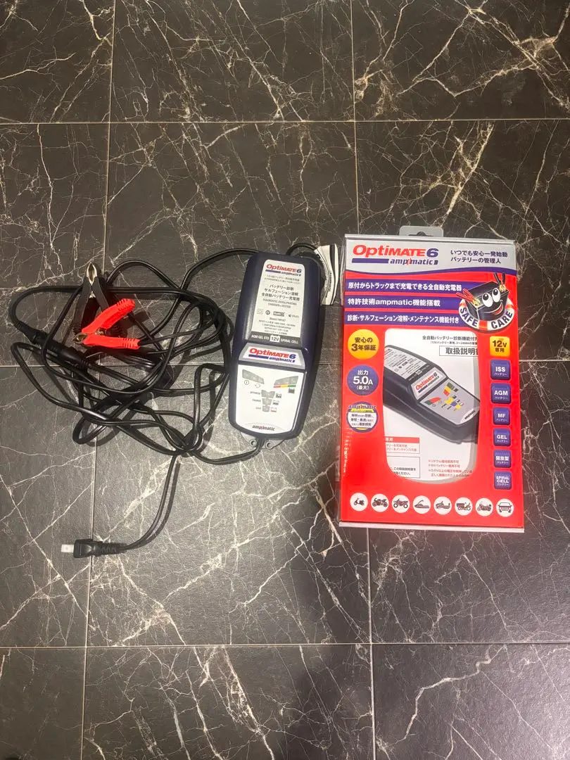 オプティメイト6 12V6A バッテリー充電器 最終値下げになります17000円 オプティメイト6 12V6A バッテリー充電器 最終値下げになります