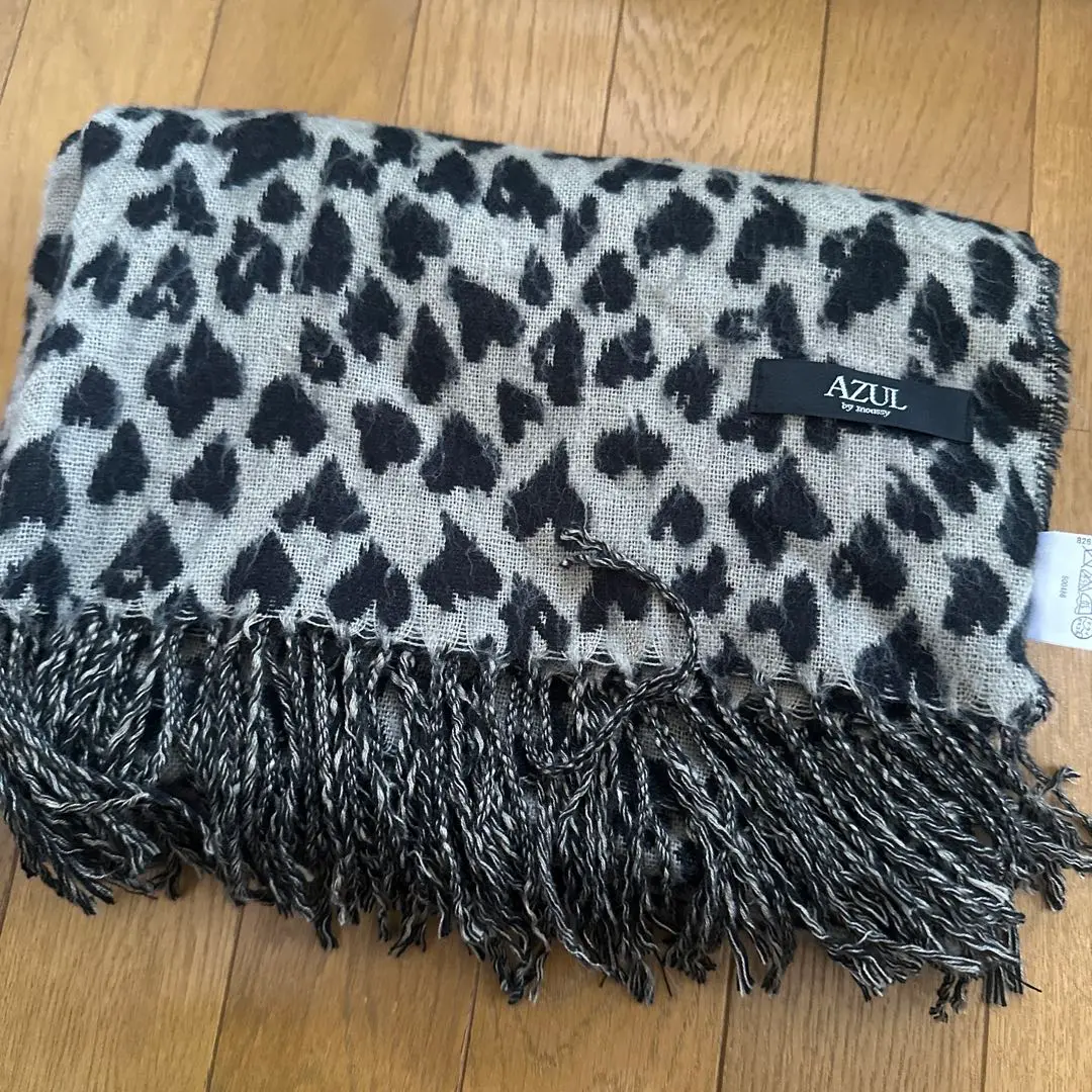 AZUL BY MOUSSY ヒョウ柄マフラー LEOPARD STOLE/レオパードストール（ストール/ショール）｜AZUL