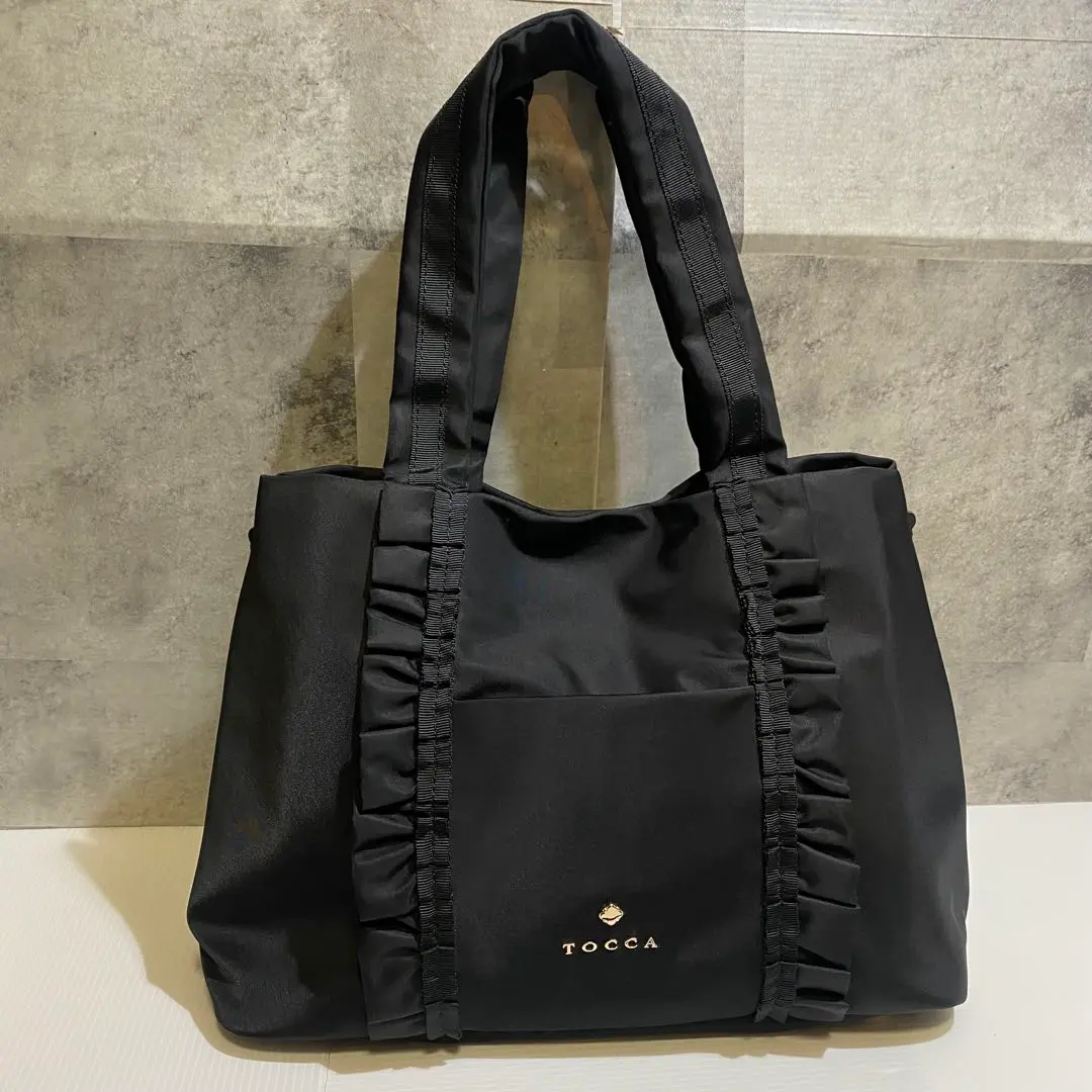 トッカ TOCCA 【撥水】FRILL A4 NYLONTOTE トートバッグ