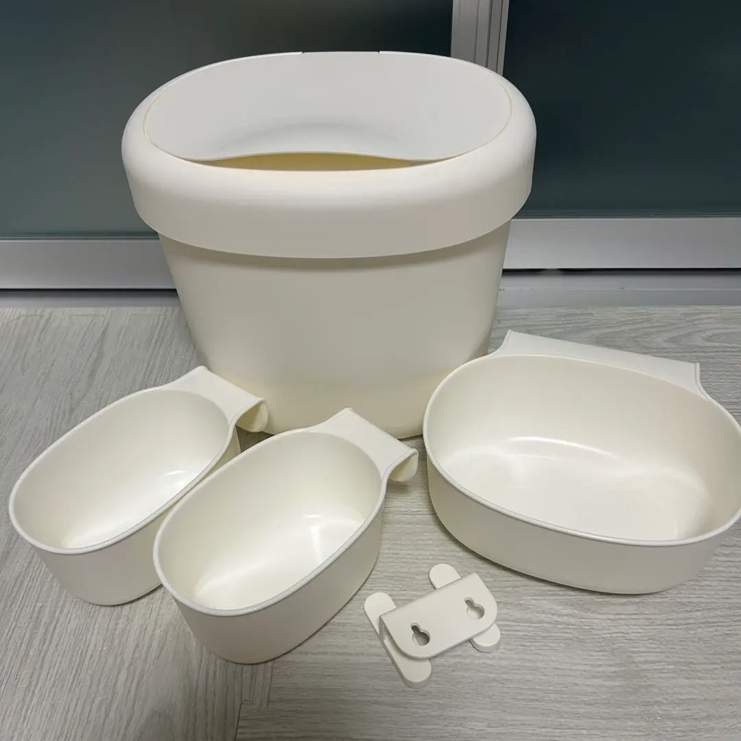 Thumbnail of Baby Diaper Trash Can & Diaper Storage Case Set of 4, New