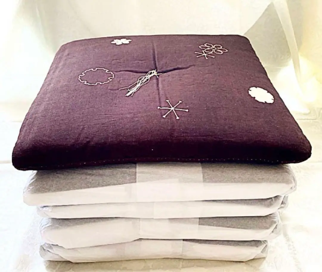 ▽Ab左1002 茶道具 座布団 5枚まとめ 円座 Ab左1002 茶道具 座布団 5枚まとめ 円座｜クッション・座布団