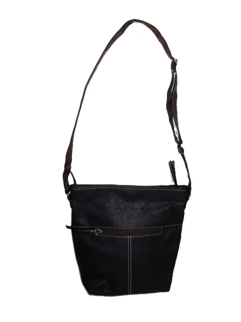 Thumbnail of Yu Harvest Moon Shoulder Bag - Black Synthetic Leather