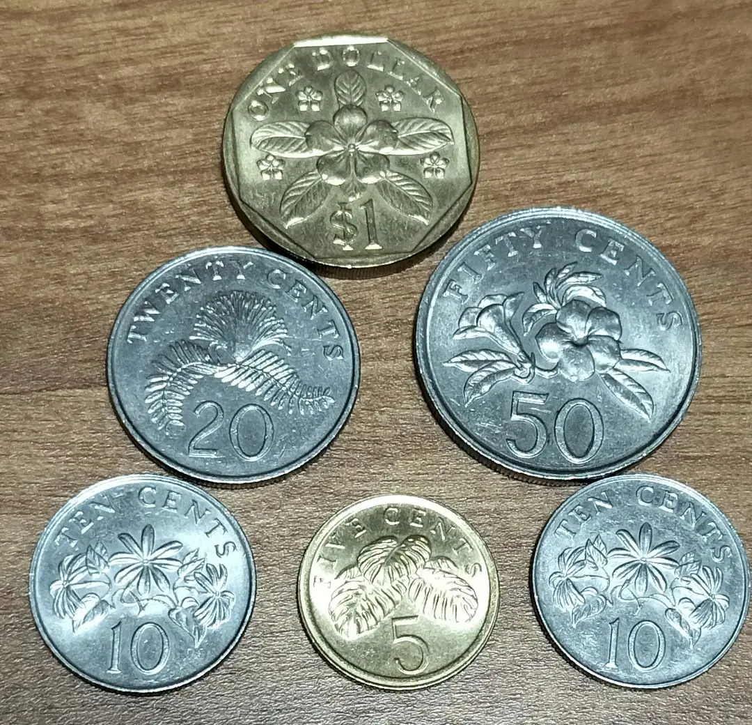 シンガポール 10ドル 銀貨 3枚セット シンガポール10ドル銀貨 ASEAN10周年 1977年 UNC/未使用